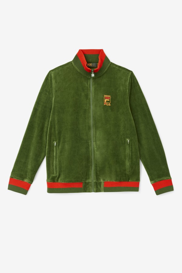 Douglas Fir/Poppy/Desert Sun Fila FILA X Paterson Velour Jacket