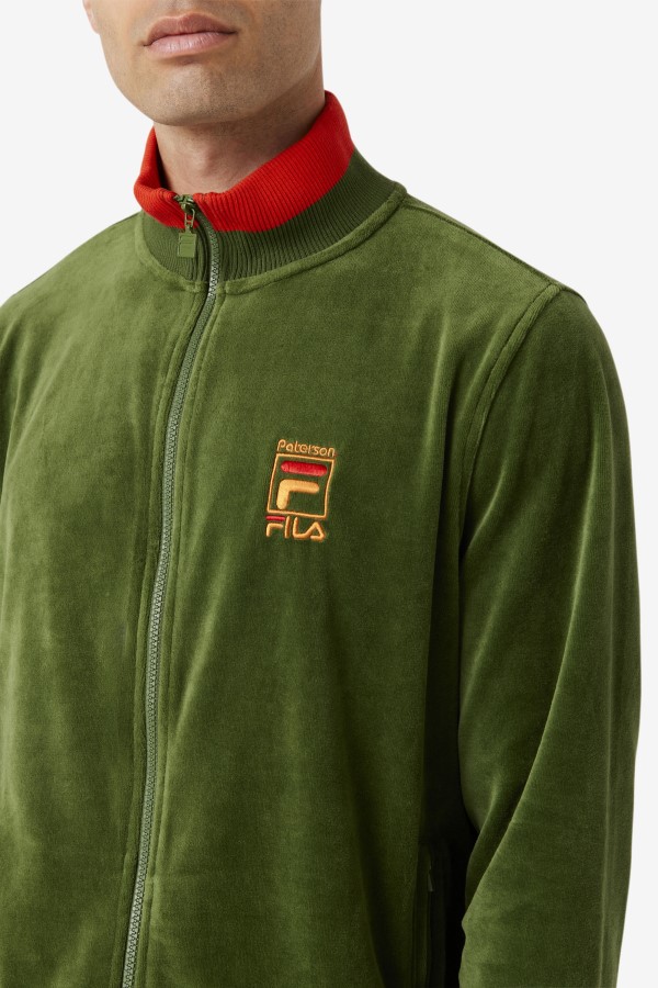 Douglas Fir/Poppy/Desert Sun Fila FILA X Paterson Velour Jacket