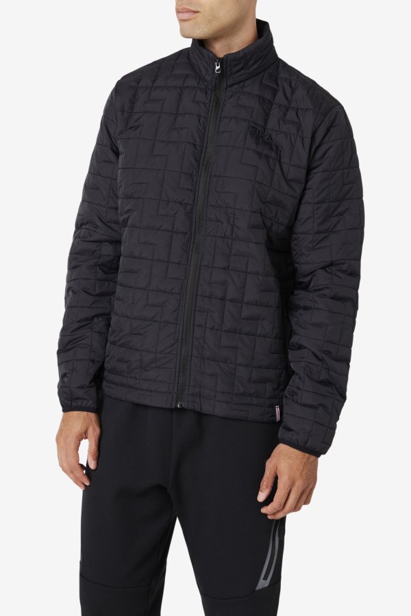 Black Commuter Jacket Fila