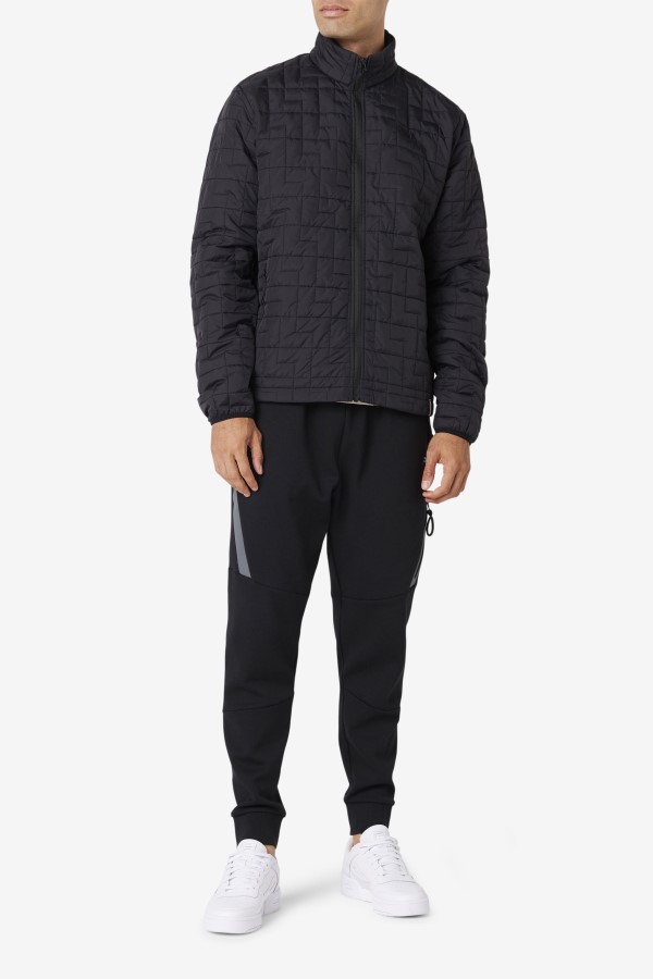 Black Commuter Jacket Fila