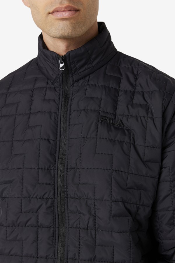 Black Commuter Jacket Fila