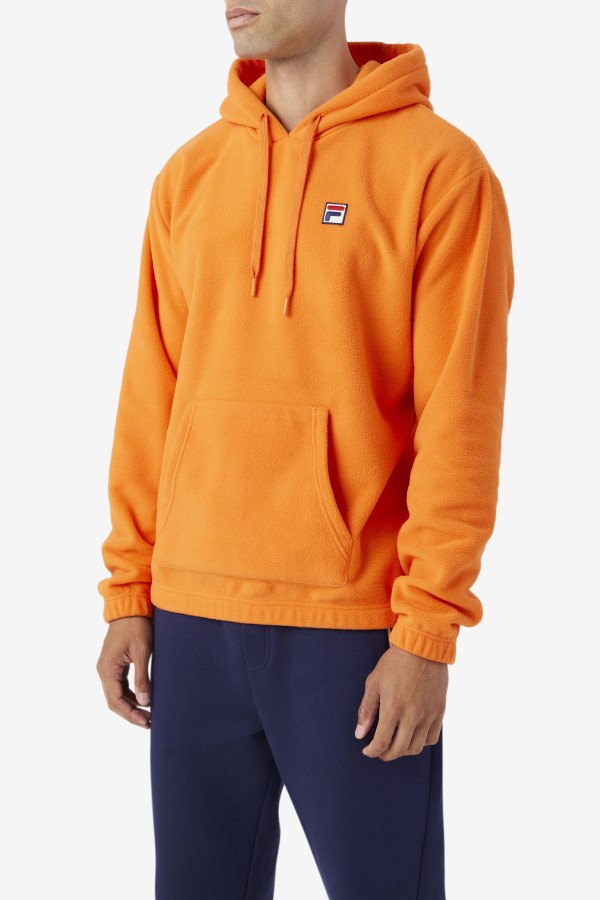Fila Orange Finn Fleece Hoodie