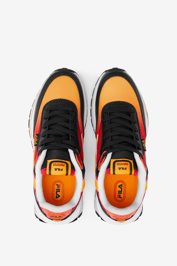 Big Kids\' Renno Black/Red/Gold Fila