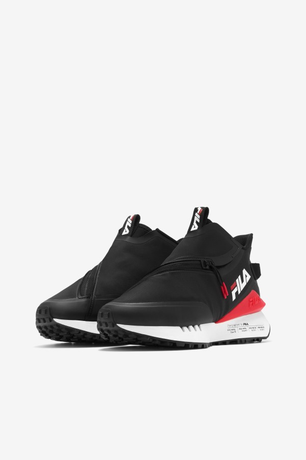 Black/Red/White Women\'s Space Runner Fila