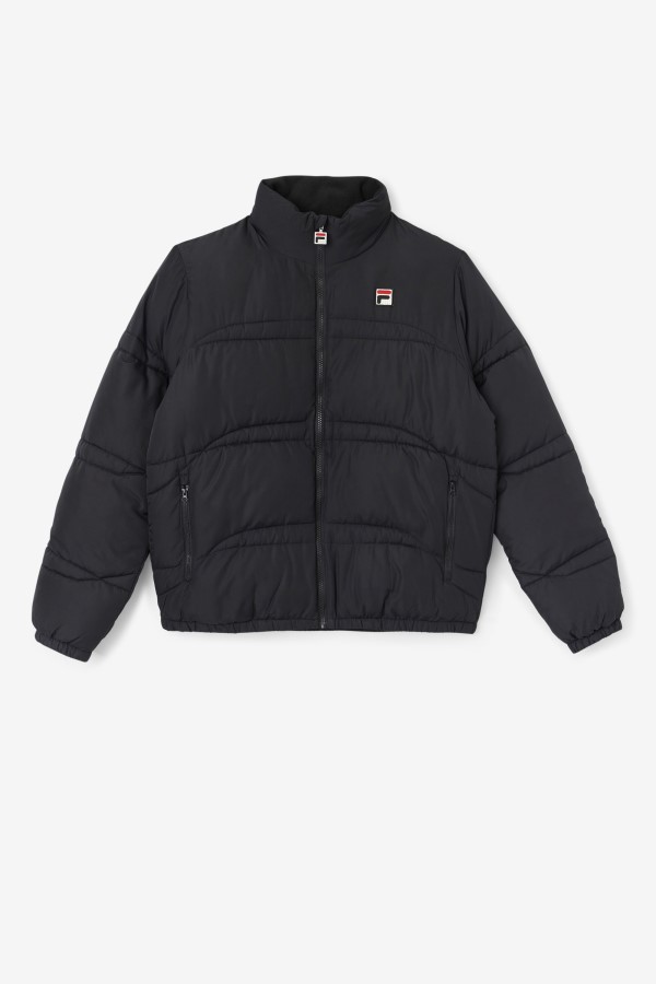 Elias Puffer Jacket Black Fila