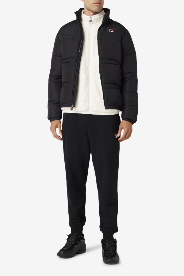 Elias Puffer Jacket Black Fila