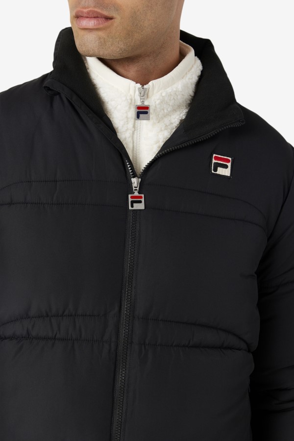 Elias Puffer Jacket Black Fila