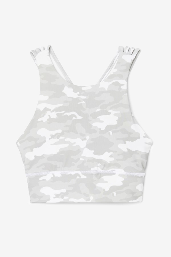 Fila Uplift High Neck White Sports Bra