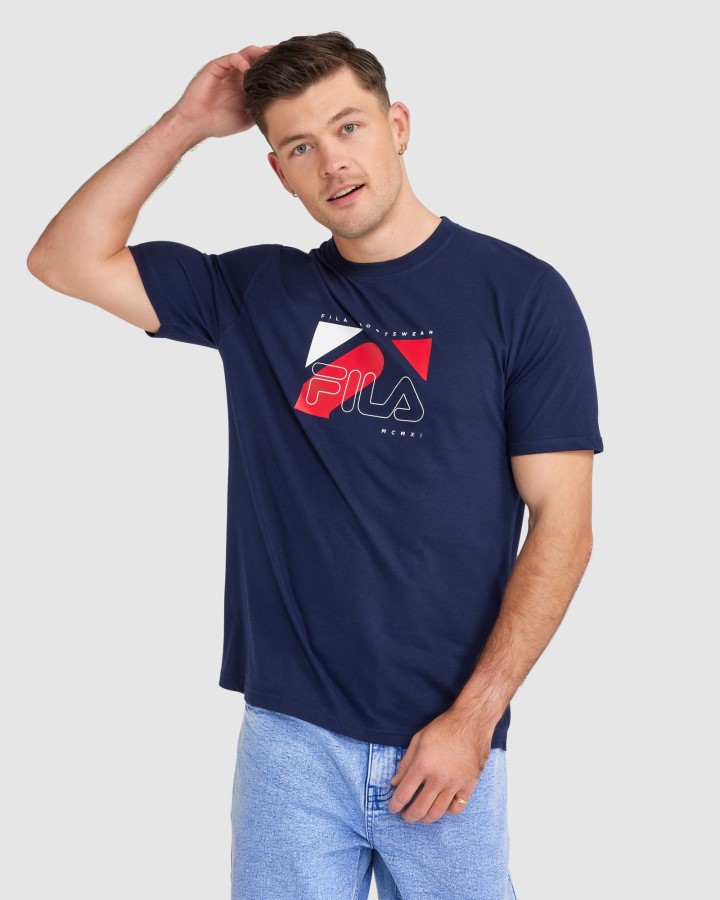 Men's Shaw Tee Navy Fila