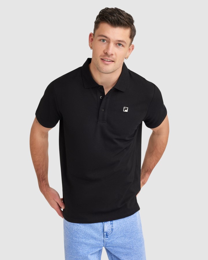 Black Fila Men's Blake Polo