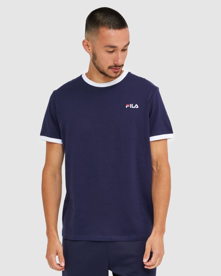 Classic Men's Ringer Tee New Navy Fila