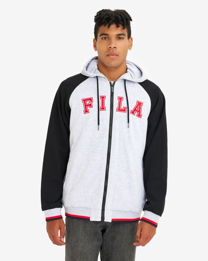 Men's Luis Jacket Fila Light Grey Marle
