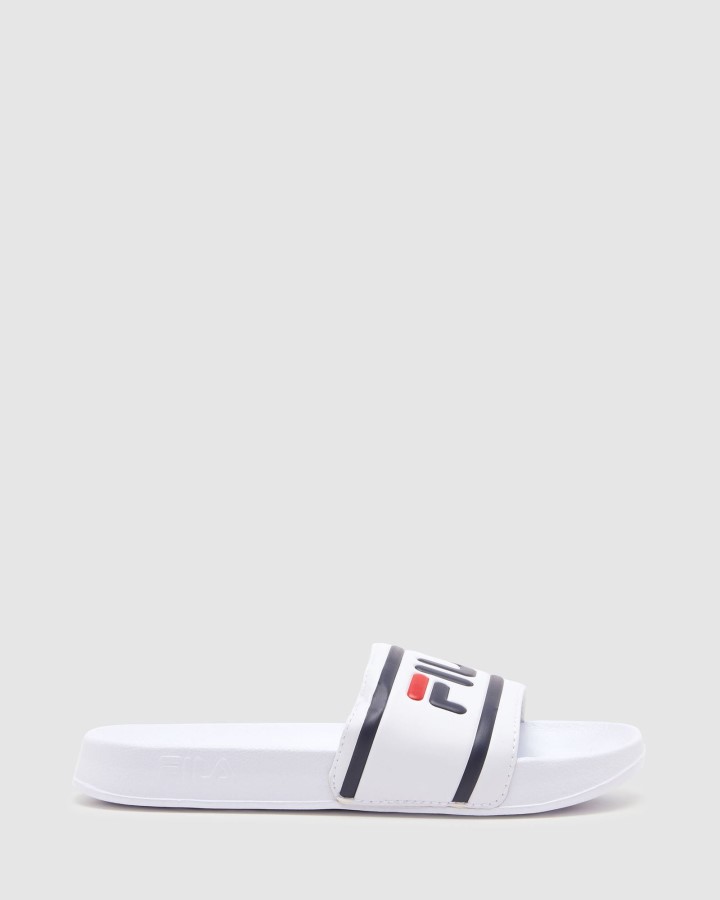Fila White FILA SLIDE