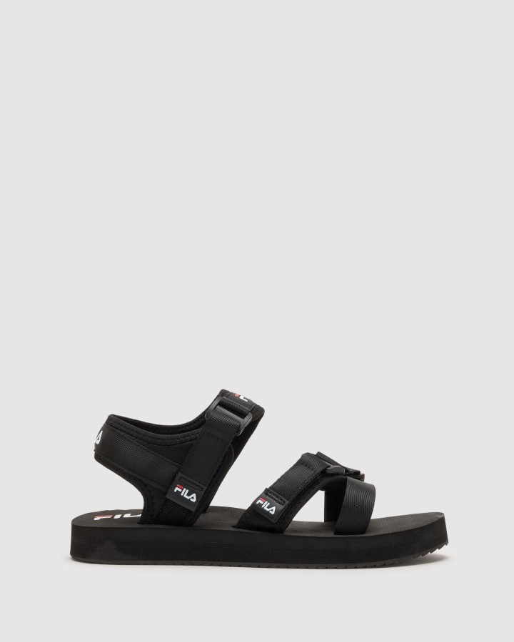 Black/White/Red Women's Rovereto Sandal Fila