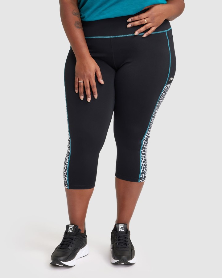 Women's Rebecca 3/4 Tight Black Fila