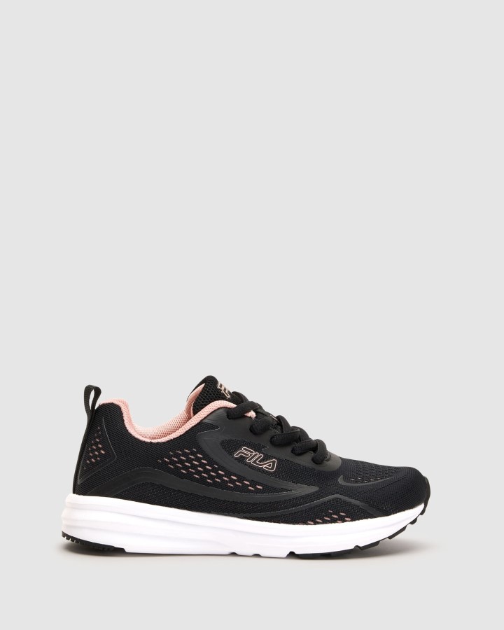 Black/Rose Kid's Pavia Fila