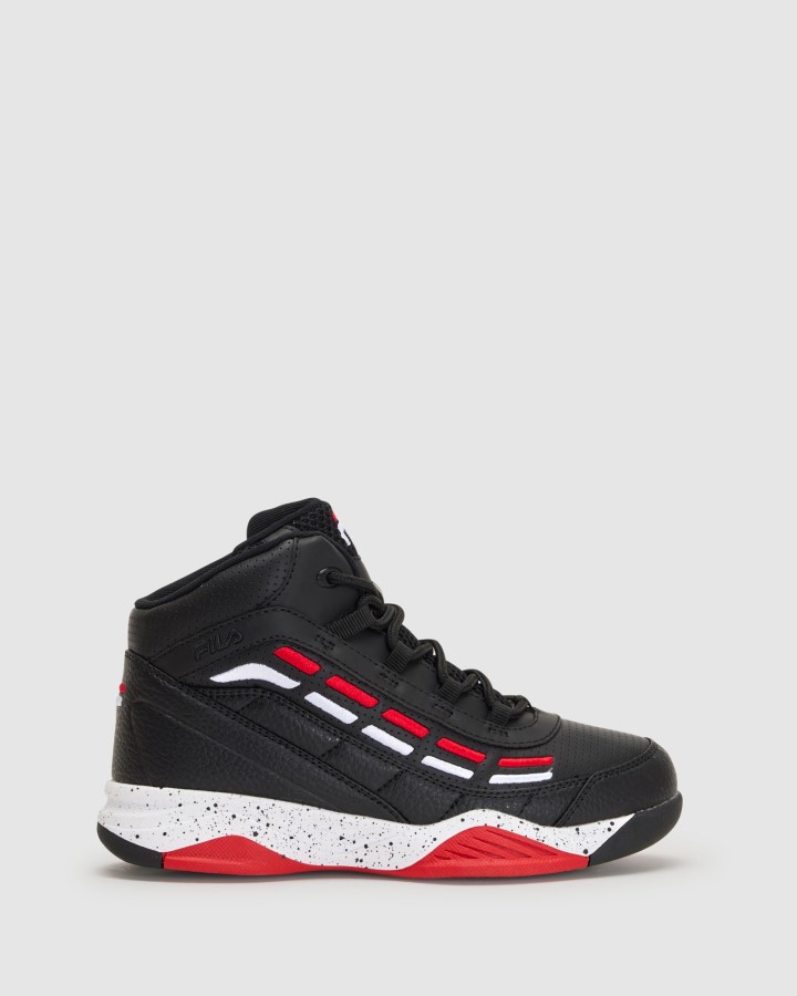 Black/White/Fred Kids Spitfire Fila