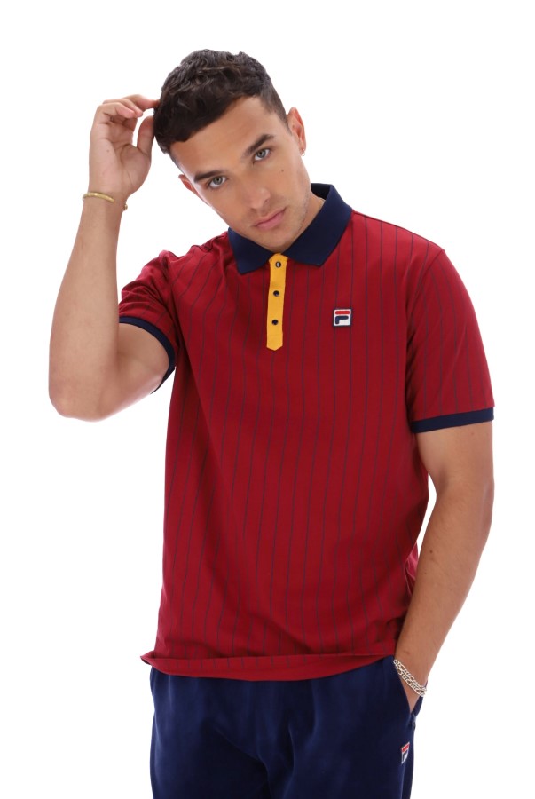BB1 Classic Vintage Striped Fila Polo
